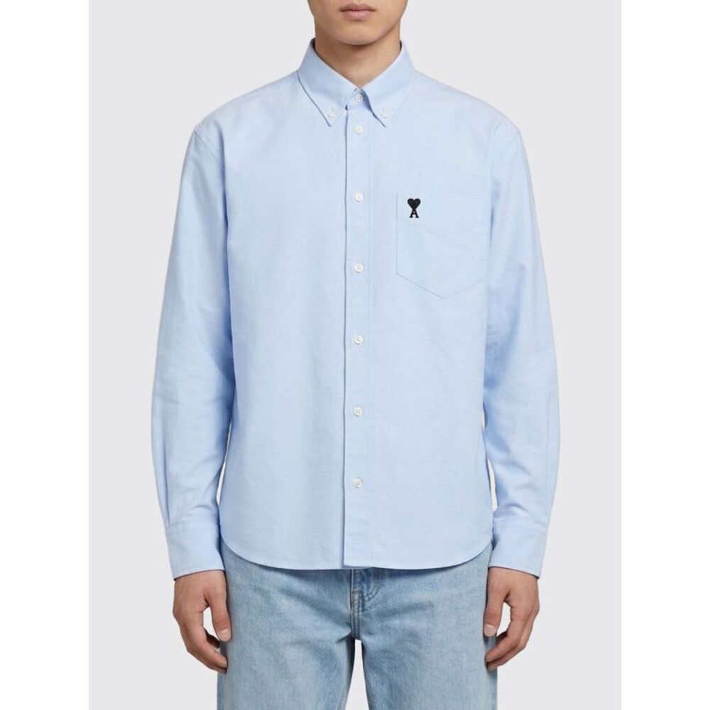 Ami Paris Shirt Men Sky
